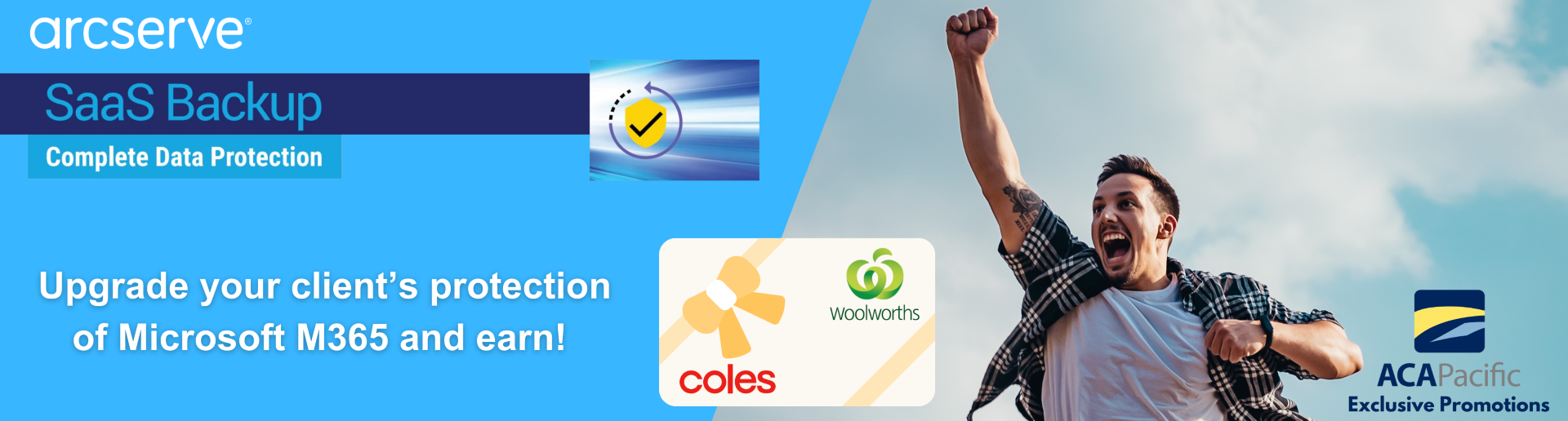 Arcserve Coles & Woolworths 1920×516